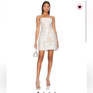 ELLIATT Priyanka Mini Dress in Ivory